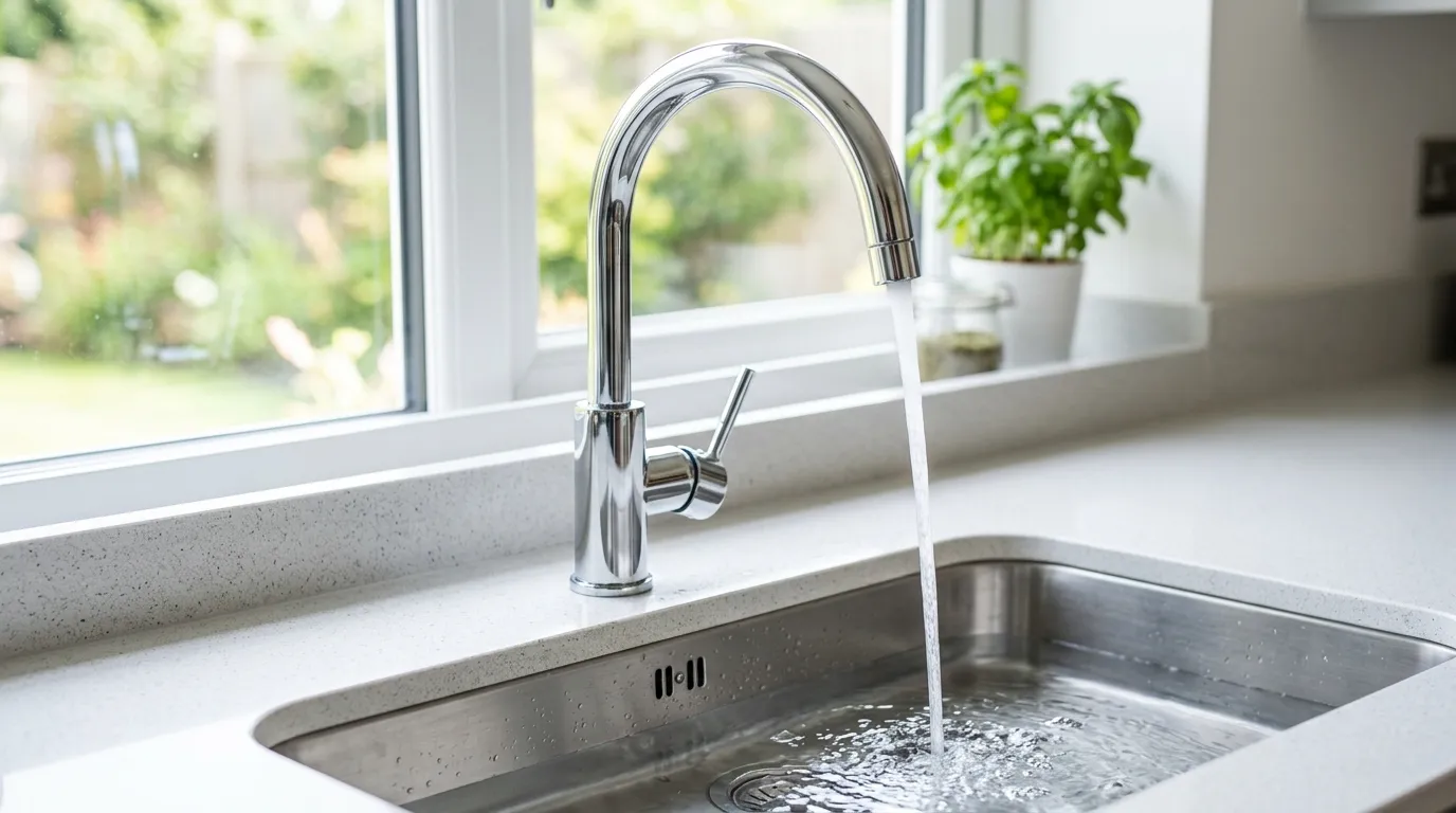 Local Plumbing Master Pros same day plumber fixing a faucet in Summit, OR